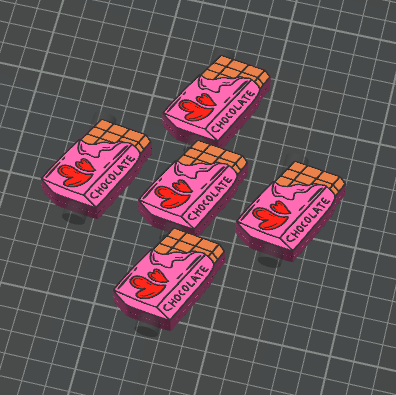 CHOCOLATE BLOCK STRAW TOPPERS