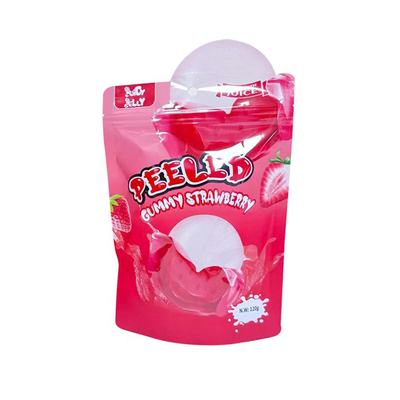 JUICY JELLY PEELED GUMMY STRAWBERRY