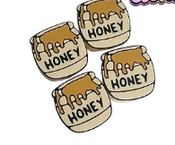 HONEY POT STRAW TOPPERS