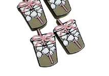 ICE COFFEE STRAW TOPPERS